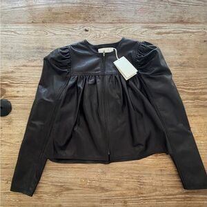 Ulla Johnson Black Leather Jacket
